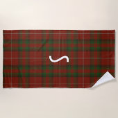 Stuart of Brute Tartan Beach Towel Strandlaken (Voorkant)