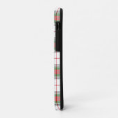 Stuart/Stewart tartan witte rode groene vlecht Case-Mate iPhone Case (Achterkant/links)