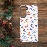Stubai Alpes Autriche Ski Snowboard Motif<br><div class="desc">Un drôle de ski d'hiver motif sans couture pour la station de ski Stubai Gletcher en Autriche,  Alpes autrichiennes,  Europe. Idée cadeau idéale pour les amateurs de sports d'hiver : ski,  snowboard,  freestyle,  ski de fond,  saut à ski.</div>