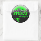 Stubai Autriche stickers ski vert (Sac)