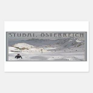 Stubai Glacier Rechthoekige Sticker