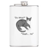 Stubborn Cat Heupfles (Voorkant)