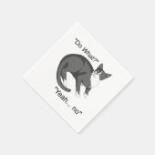 Stubborn Cat Servet (Hoek)