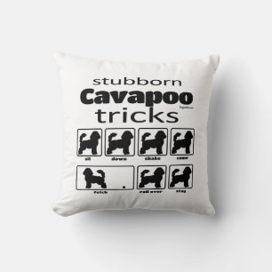 Stubborn Cavapoo Tricks Kussen