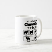 Stubborn Chow Chow Tricks Koffiemok (Voorkant rechts)