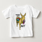 Stubborn donkey Funny mule (Voorkant)