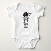 Stubborn German Shorthaired Pointer Dog Romper (Voorkant)