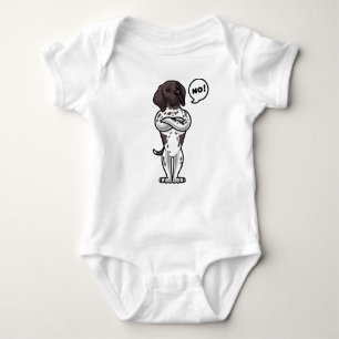 Stubborn German Shorthaired Pointer Dog Romper