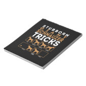 Stubborn Giant Schnauzer Dog Tricks Graphic Notitieblok (Gedraaid)