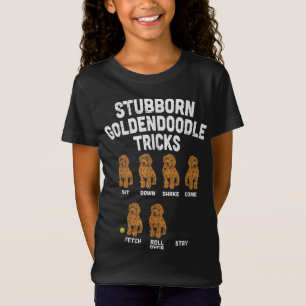 Stubborn Goldendole Tricks Funny Dog Trainer T-shirt