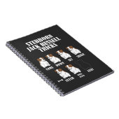 Stubborn Jack Russell Terrier Dog Trick Notitieboek (Rechterzijde)