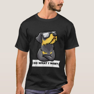 Stubborn Jagdshier Hondenliefhebber ik doe wat ik T-shirt