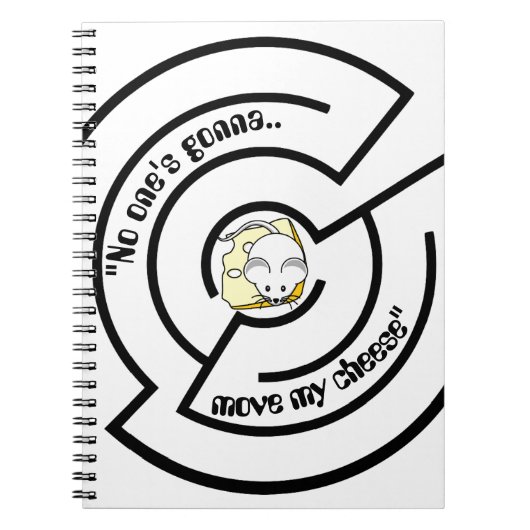 Stubborn Mouse Cheese Maze Notitieboek (Voorkant)