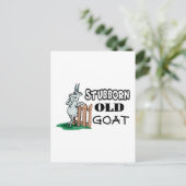 Stubborn Old Goat Briefkaart (Staand voorkant)