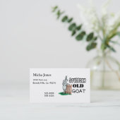 Stubborn Old Goat Visitekaartje (Staand voorkant)