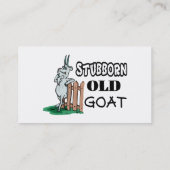 Stubborn Old Goat Visitekaartje (Achterkant)