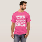Stubborn Pug Tricks T-shirt (Voorkant volledig)