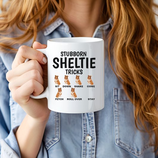 Stubborn Sheltie Tricks, Funny Shetland Sheepdog Mok