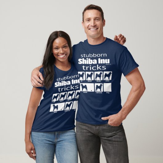 Stubborn Shiba Inu Tricks T-shirt (Unisex)
