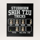 Stubborn Shih Tzu Dog Tricks Legpuzzel (Verticaal)