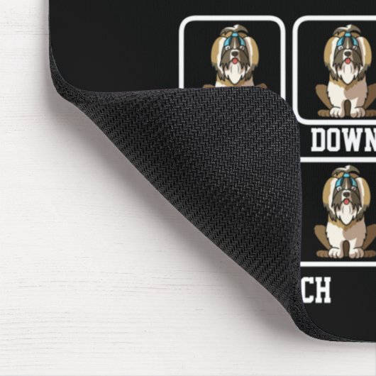 Stubborn Shih Tzu Dog Tricks Muismat (Hoek)