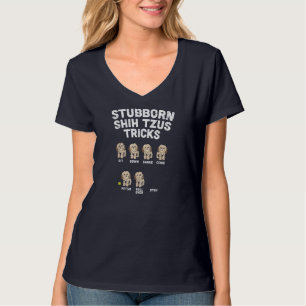 Stubborn Shih Tzu Tricks Animal Pet Hondenliefhebb T-shirt