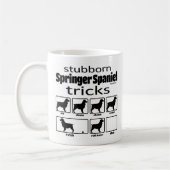 Stubborn Springer Spaniel Tricks Koffiemok (Links)