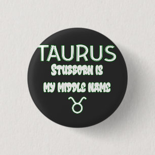 Stubborn Taurus Ronde Button 3,2 Cm