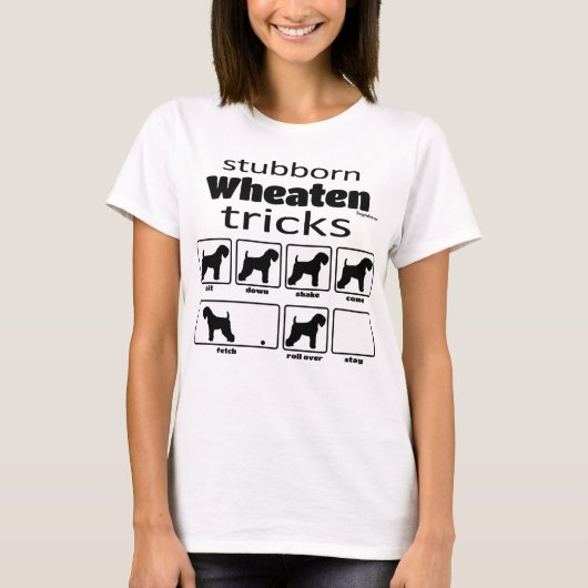 Stubborn Wheaten Tricks T-shirt (Voorkant)