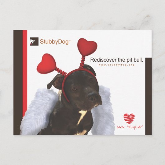 StubbyDog Valentijn #2 Feestdagenkaart (Voorkant)