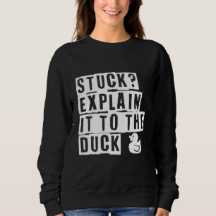 Stuck legt het uit aan de Duck Trui