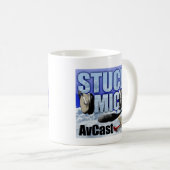 Stuck Mic AvCast Coffee Mok (Voorkant rechts)