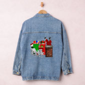 Stuck Santa Unisex Denim Jacket (Hangar)