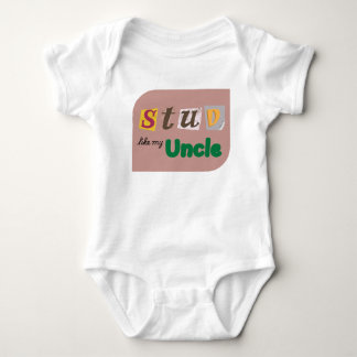 Stud Like My Uncle beroemd gemaakt door Funny Baby Romper