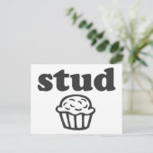Stud Muffin Briefkaart (Staand voorkant)