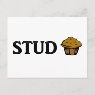 Stud muffin briefkaart