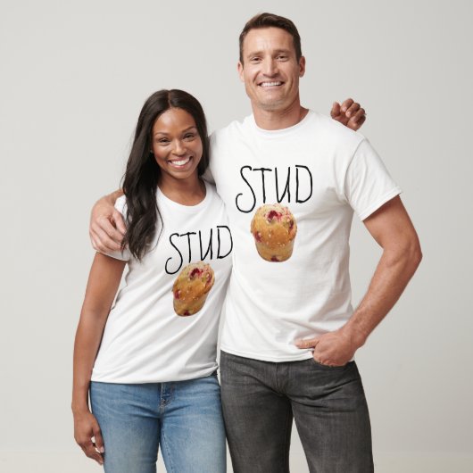 stud muffin cupcake muffin grappig t-shirt Design (Unisex)