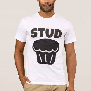 STUD MUFFIN FUNNY MANNEN T-SHIRS T-SHIRT