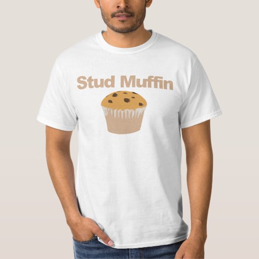 Stud Muffin Funny T-Shirt (Voorkant)