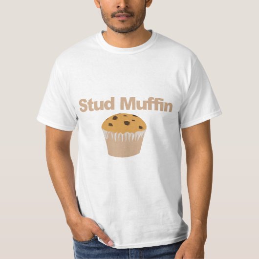 Stud Muffin Funny T-Shirt (Voorkant)