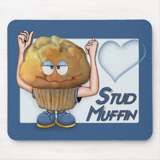 Stud Muffin Humor Muismat (Voorkant)