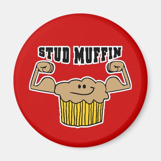 Stud Muffin Magneet (Voorkant)