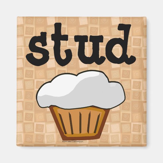 Stud Muffin Magneet (Voorkant)