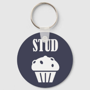 STUD Muffin Manly Tough Guy Funny Gift Good Lookin Sleutelhanger