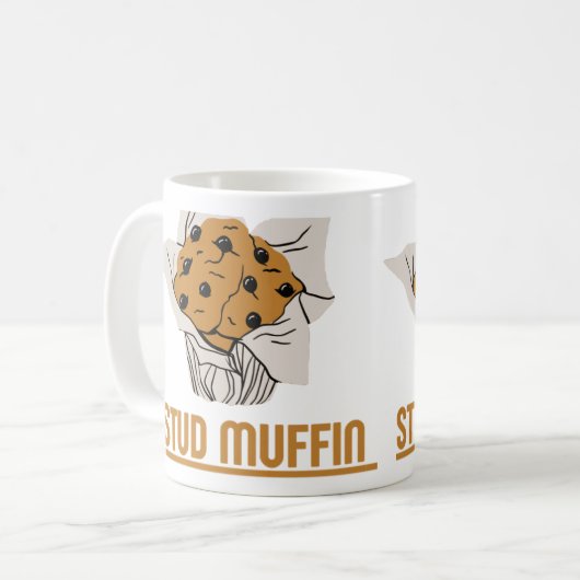 STUD MUFFIN Mugs : Sip in Style, Stand Out! (Devant gauche)