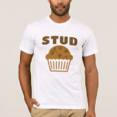 Stud Muffin T-shirt, Muffin Graphic Funny shirt De (Voorkant)