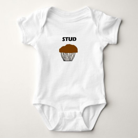 Stud muffin voor jongens romper (Voorkant)