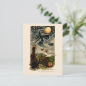 Studeer de sterren op Halloween Night-Briefkaart Briefkaart (Staand voorkant)