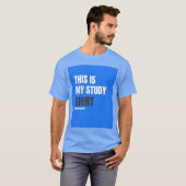 studeer shirt grappig (Voorkant volledig)