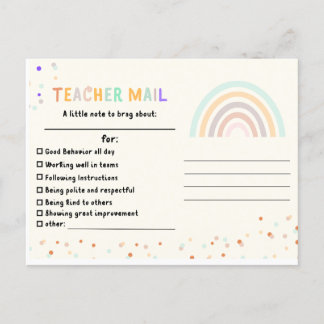 Student Appreciation Briefkaart